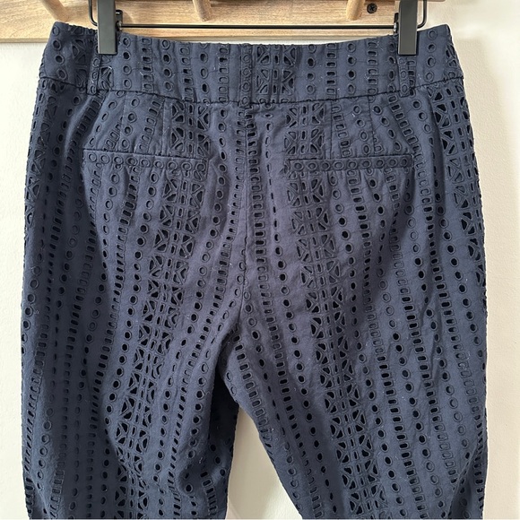 LOFT | Women’s Julie Eyelet Ankle Length Trousers size 6 - Picture 3 of 7